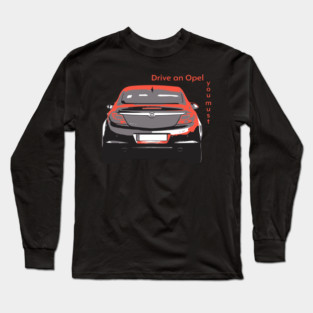 Opel Insignia illustration Long Sleeve T-Shirt