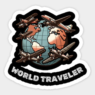 world traveler Magnet