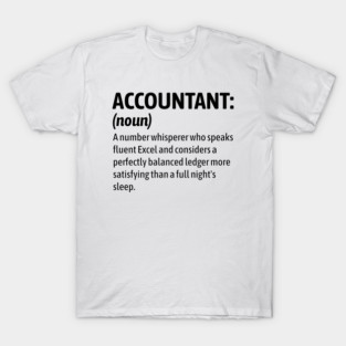 Financial Therapist for Businesses – Witty Accounting Humor T-Shirt