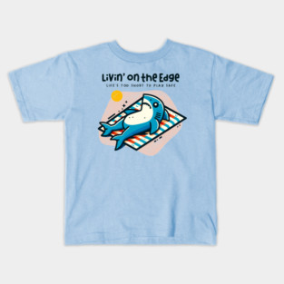 LIVIN' ON THE EDGE Kids T-Shirt