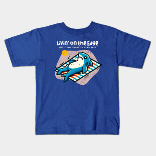 LIVIN' ON THE EDGE Kids T-Shirt
