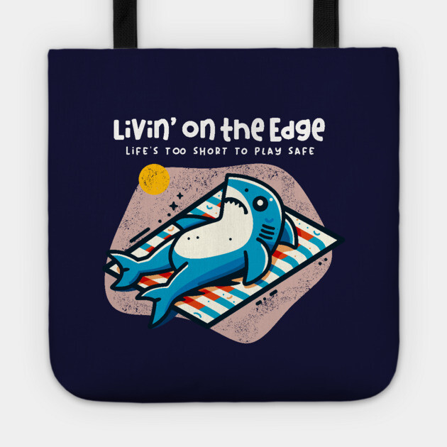 LIVIN' ON THE EDGE Tote by Fabrik
