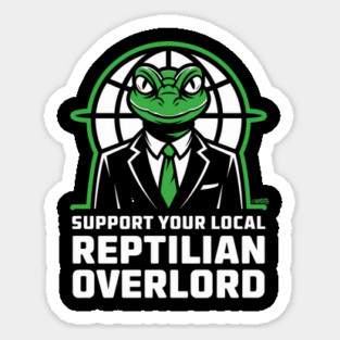Reptilian Overload Sticker
