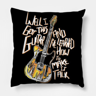 Thunder Road Bruce Springsteen Rock Music Pillow