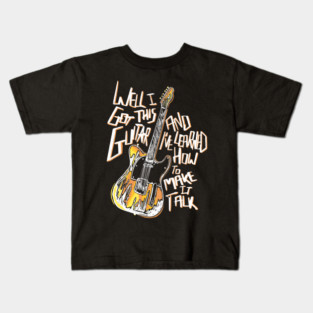Thunder Road Bruce Springsteen Rock Music Kids T-Shirt