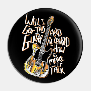 Thunder Road Bruce Springsteen Rock Music Pin