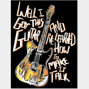 Thunder Road Bruce Springsteen Rock Music Posters and Art