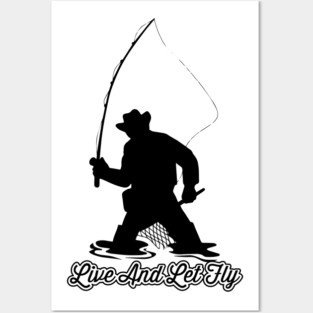 Fly Fishing Funny Quote Retro Vintage Fly Fisherman Humor Posters and Art