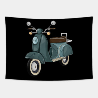 Cool Moped Tapestry