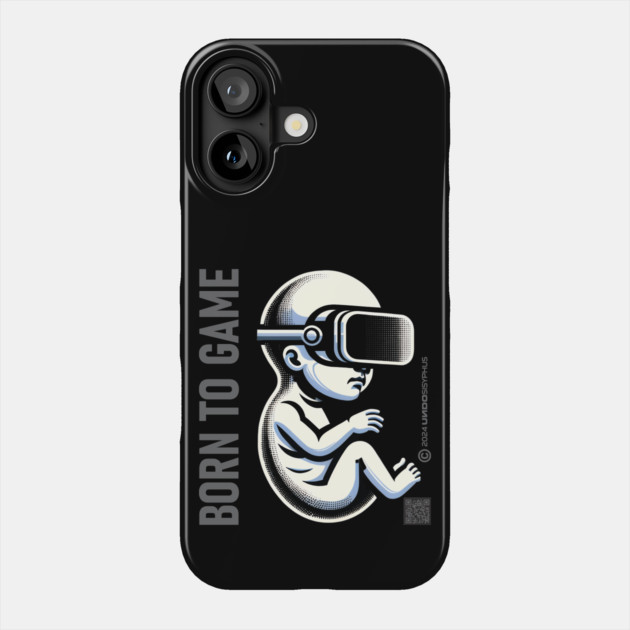 Born to Game (Black) | UndoSisyphus™ Gaming Collection Phone Case by UndoSisyphus