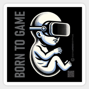 Born to Game (Black) | UndoSisyphus™ Gaming Collection Sticker