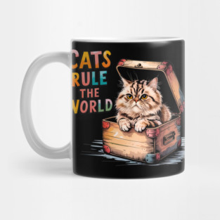 Purrrfect friends cats are family Mug