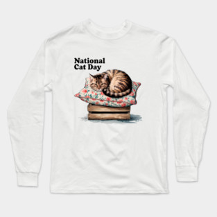 Purrrfect friends cats are family Long Sleeve T-Shirt