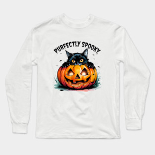 Purrrfect friends cats are family Long Sleeve T-Shirt