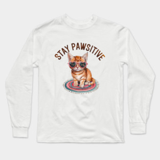 Purrrfect friends cats are family Long Sleeve T-Shirt