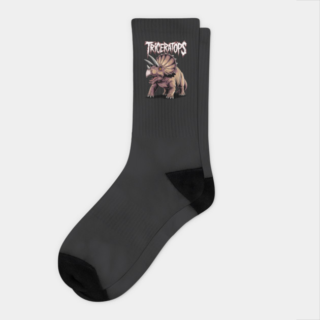 Triceratops Socks by animegirlnft