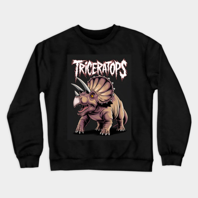 Triceratops Crewneck Sweatshirt by animegirlnft