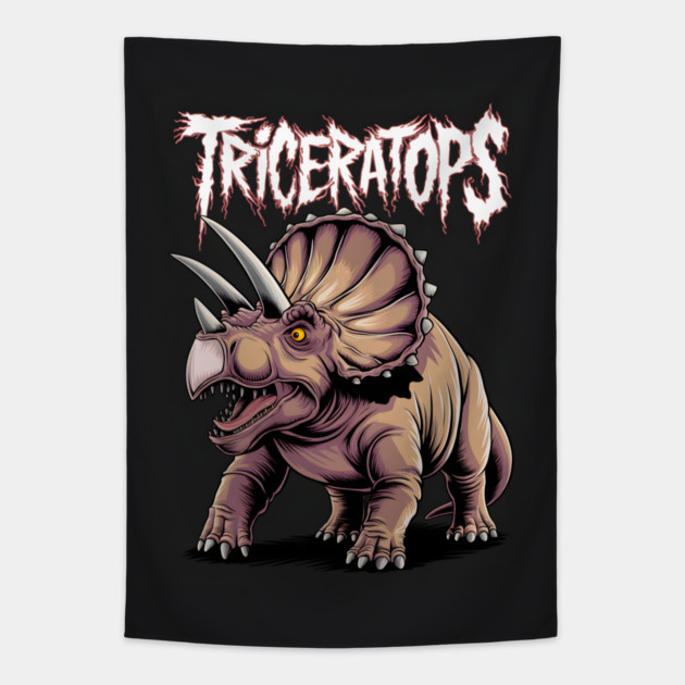 Triceratops Tapestry by animegirlnft