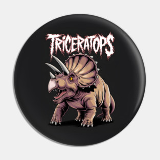 Triceratops Pin