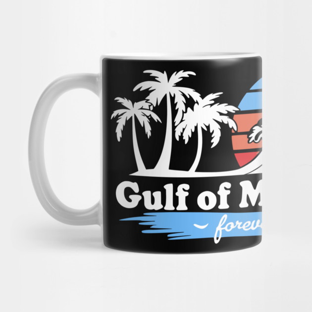 Gulf of Mexico forever Retro Vintage Beach Sunset by ArtistTee ⭐⭐⭐⭐⭐
