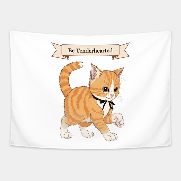 Be Tenderhearted: Faith & Kindness Tapestry by Rox