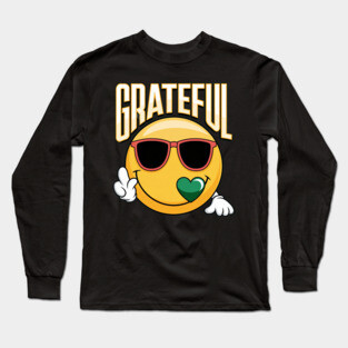 Grateful  - Inspirational Faith & Thankfulness Long Sleeve T-Shirt