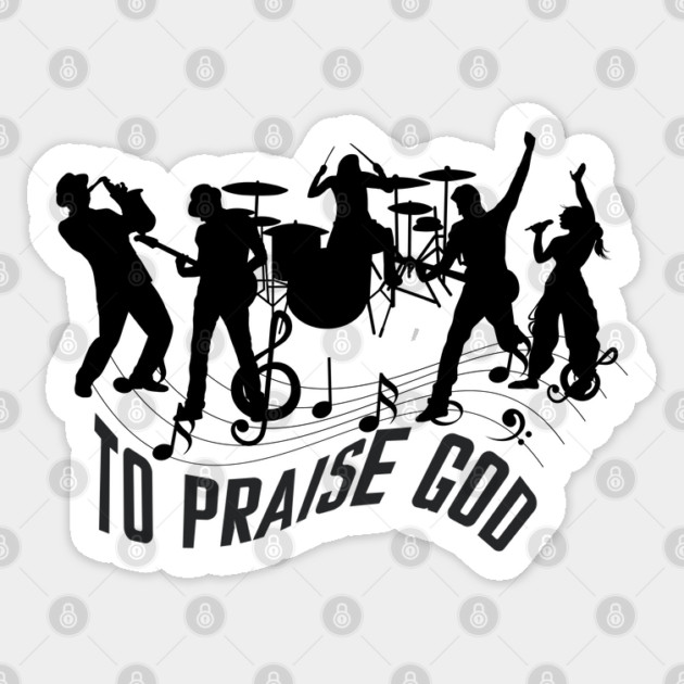 Praise God – Christian Music Band Sticker by Rox