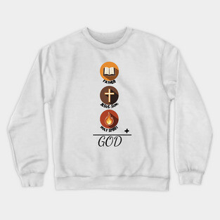 Father Son Holy Spirit – Christian Trinity Crewneck Sweatshirt