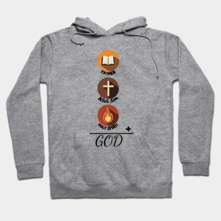 Father Son Holy Spirit – Christian Trinity Hoodie