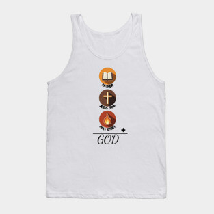 Father Son Holy Spirit – Christian Trinity Tank Top