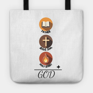 Father Son Holy Spirit – Christian Trinity Tote