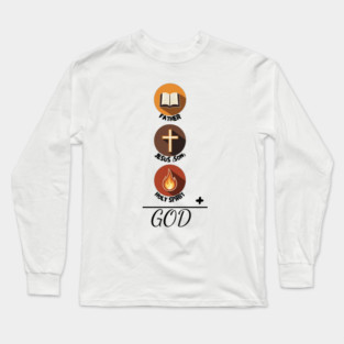 Father Son Holy Spirit – Christian Trinity Long Sleeve T-Shirt