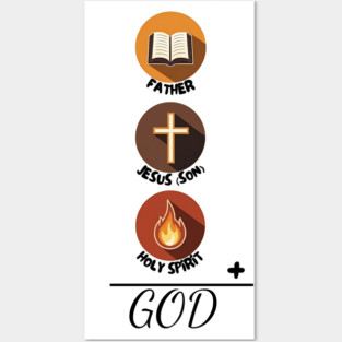 Father Son Holy Spirit – Christian Trinity Posters and Art