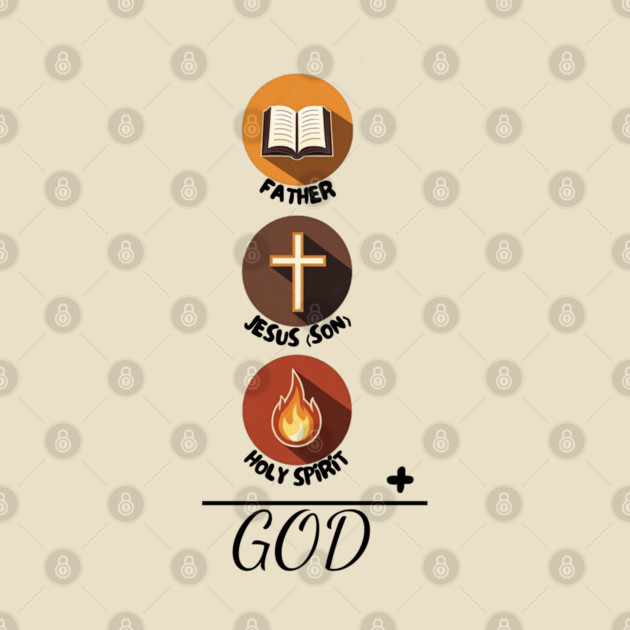 Father Son Holy Spirit – Christian Trinity by Rox