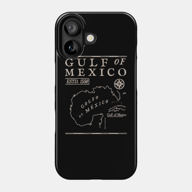 Gulf of Mexico 1550 Historic Map Phone Case by ArtistTee ⭐⭐⭐⭐⭐