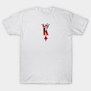 King of diamonds playing cards pop art T-Shirt