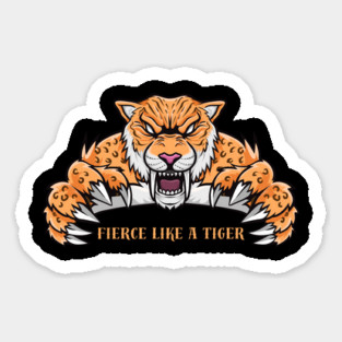 Fierce Like A Tiger Magnet