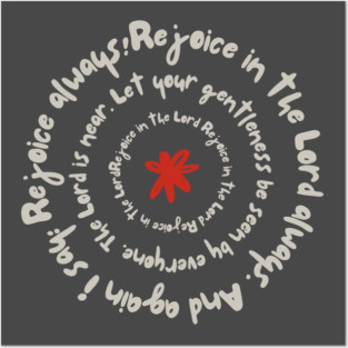 Rejoice in the Lord Always - Christian Inspiration Posters and Art