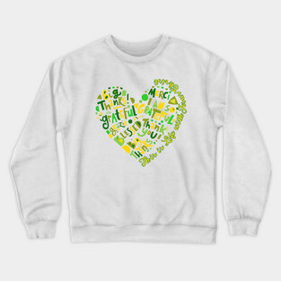 This is Life with Jesus Christ - Christian Heart Crewneck Sweatshirt