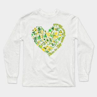 This is Life with Jesus Christ - Christian Heart Long Sleeve T-Shirt