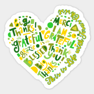 This is Life with Jesus Christ - Christian Heart Sticker