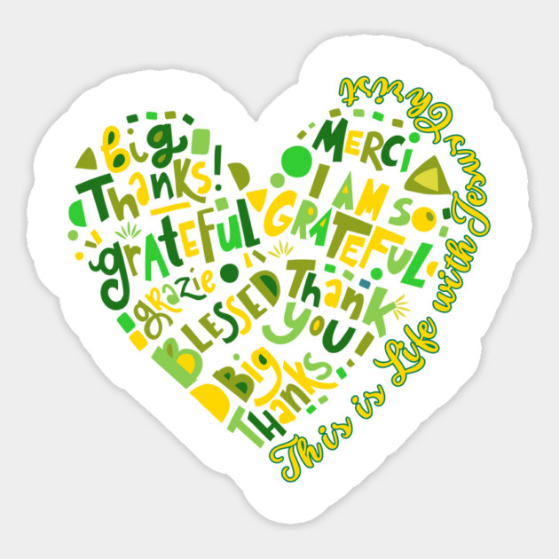 This is Life with Jesus Christ - Christian Heart Magnet by Rox