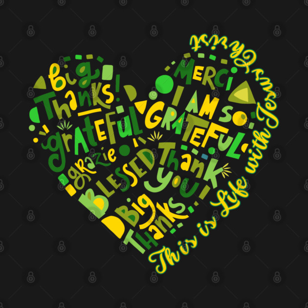 This is Life with Jesus Christ - Christian Heart by Rox