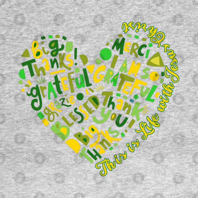 This is Life with Jesus Christ - Christian Heart by Rox