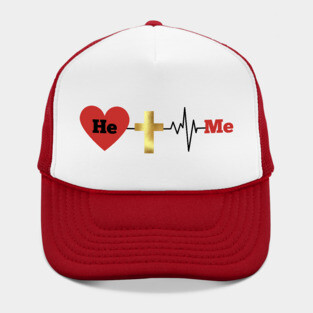 He, Me - Divine Love and Sacrifice Hat