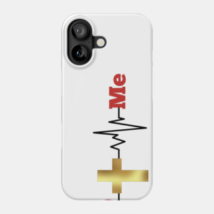 He, Me - Divine Love and Sacrifice Phone Case