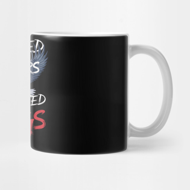 Covered Under His Feathers - Eagle Graphic by Rox