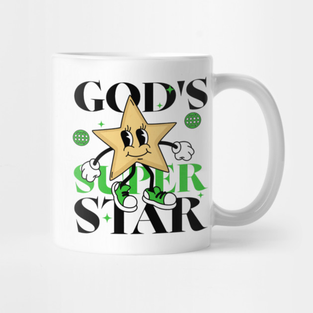 God's Super Star - Inspirational Star Graphic by Rox