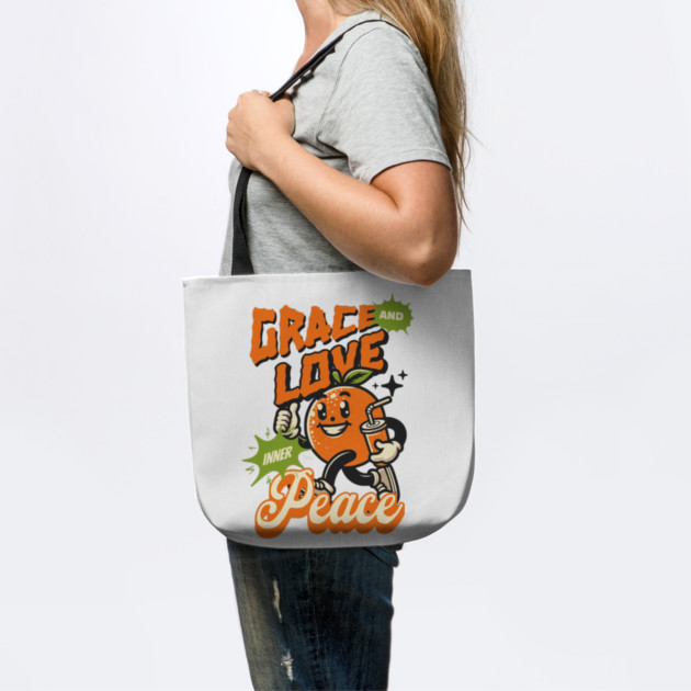 Grace and Love Inner Peace - Orange Emoticon by Rox
