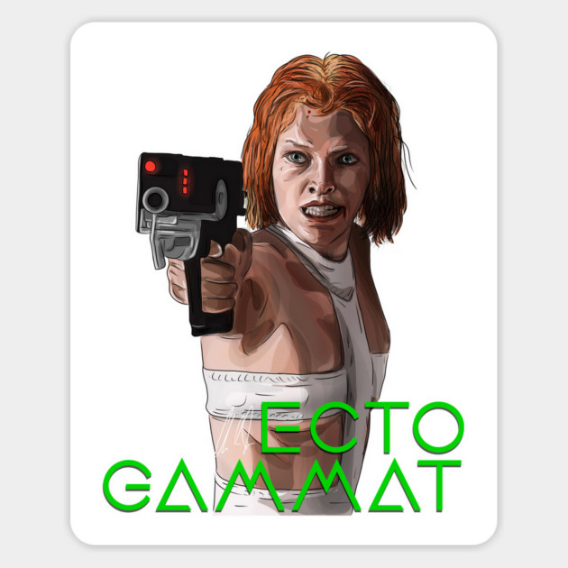 Fifth Element: Ecto Gammat Magnet by 51Deesigns